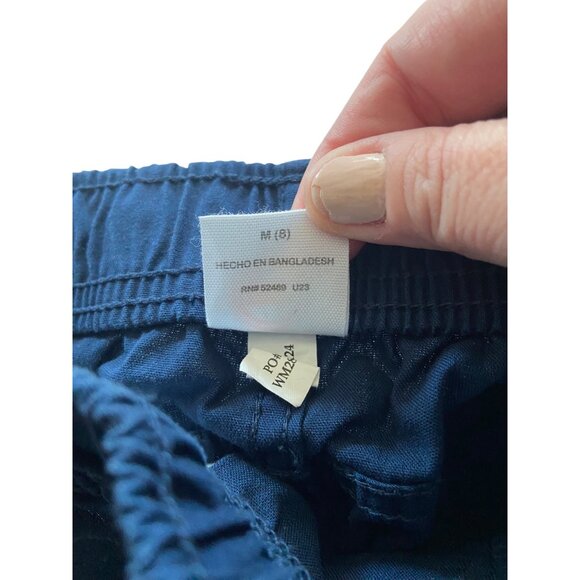 Wonder Nation Boys Cotton Blend Shorts Navy Blue Beach Summer Vacation Classic - Picture 3 of 10